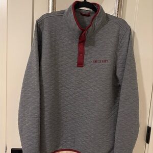 Angel’s Envy Distillery Gray and Red Quilted Pullover
